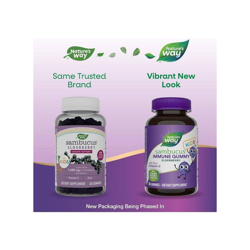 Natures Way Sambucus Kids 60 Gummies
