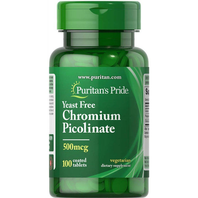 Puritans Pride Chromium Picolinate 200mcg 100 Tablets