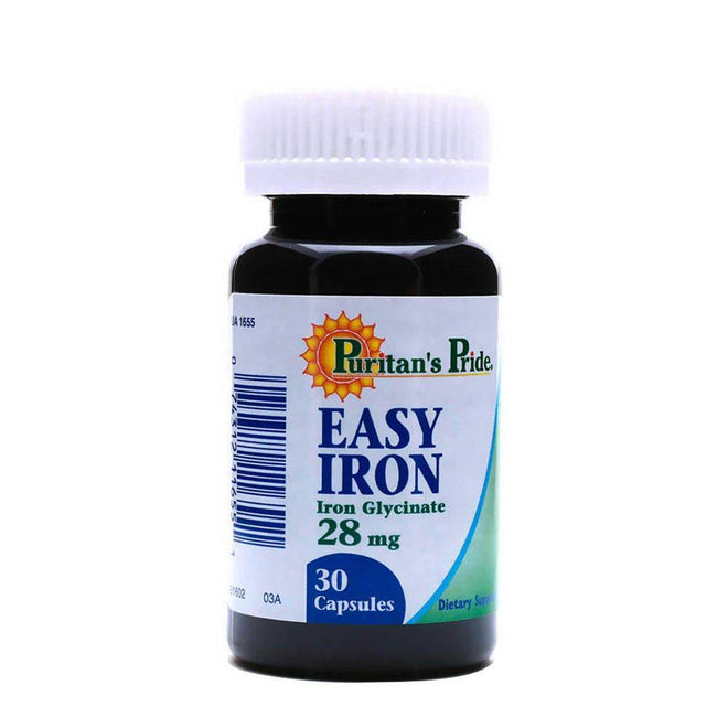 Puritans Pride Easy Iron 28mg 30 Capsules