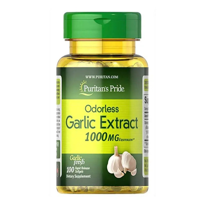 Puritans Pride Garlic 1000mg Odorless 100 Softgels