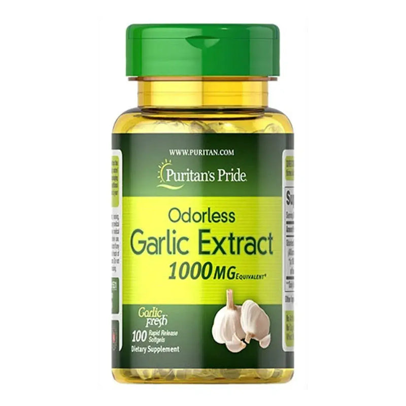 Puritans Pride Garlic 1000mg Odorless 100 Softgels