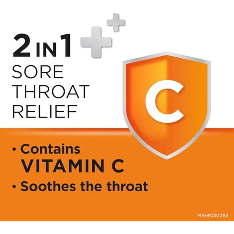 Strepsils Lozenges Orange With Vitamin C 24 Pack