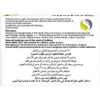 Strepsils Lozenges Sugar Free Lemon 16 Pack