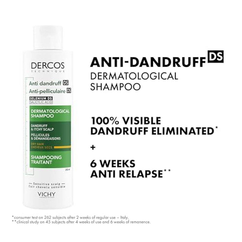 Vichy Dercos Anti-Dandruff DS Shampoo For Dry Hair 200ml
