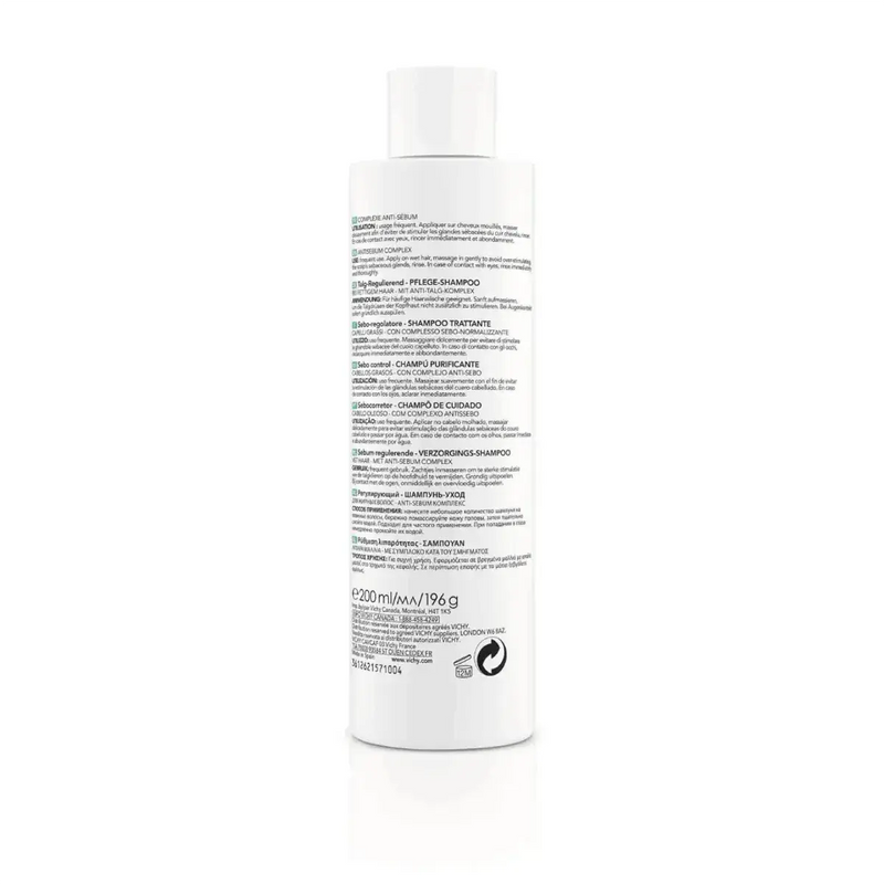 Vichy Dercos Oil Control Shampoo 200ml