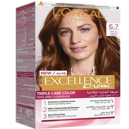 Loreal Paris Excellence 6.7 Chocolate Brown - Chemist Warehouse UAE