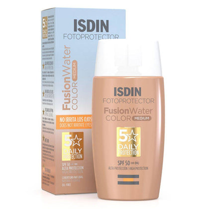 Isdin Fotoprotector Fusion Water Magic Color Medium SPF50 Fluid 50ml - Chemist Warehouse UAE