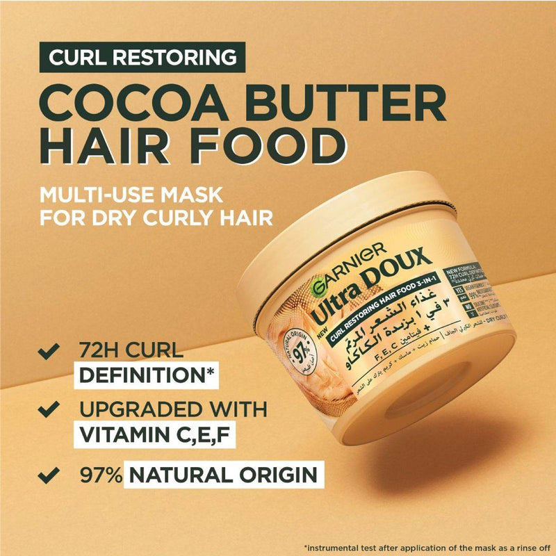 Garnier Ultra Doux Hair Food Cocoa Mask 390ml