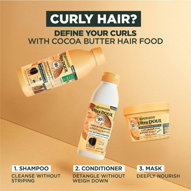 Garnier Ultra Doux Hair Food Cocoa Mask 390ml