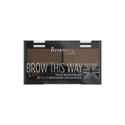 Rimmel Brow This Way Palette Dark - Chemist Warehouse UAE