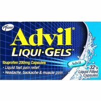 Advil Liqui Gels 200mg 32 Capsules