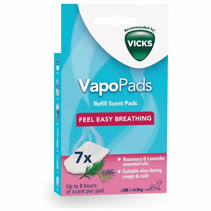 Vicks Comforting Vapo Pads Refill Scent Pads Rosemary & Lavender 7 Packs - Chemist Warehouse UAE