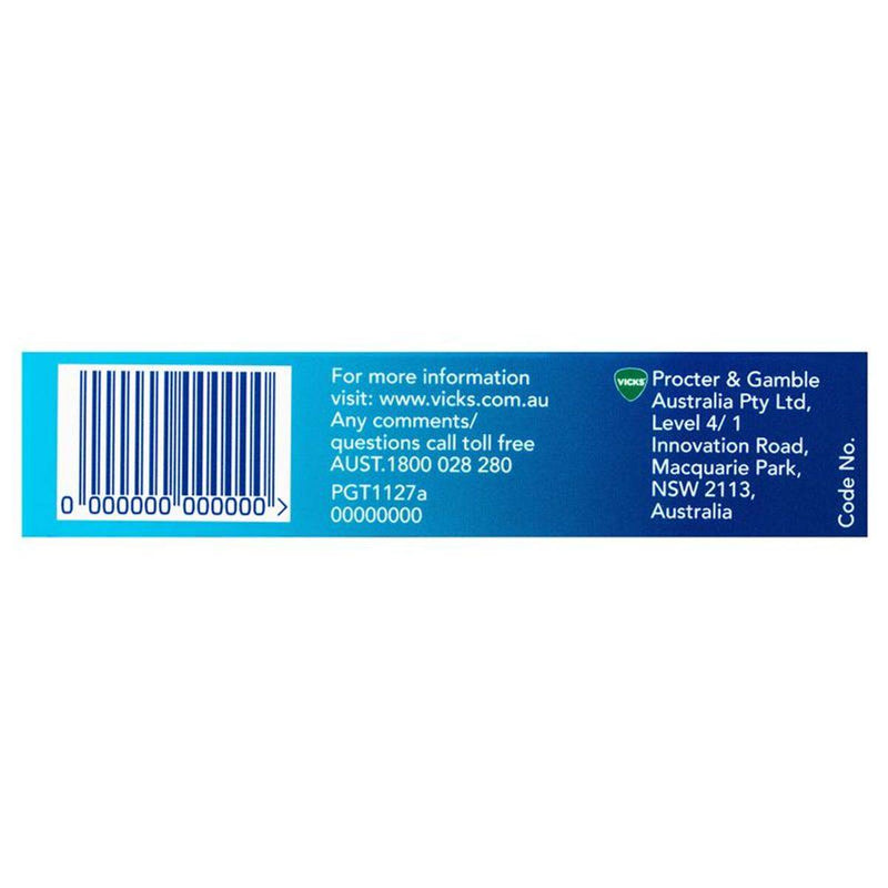 Vicks Vapo Drops Honey Lemon 16 Lozenges