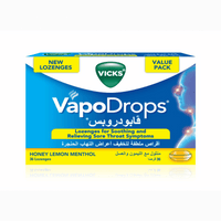 Vicks Vapo Drops Honey Lemon 36 Lozenges