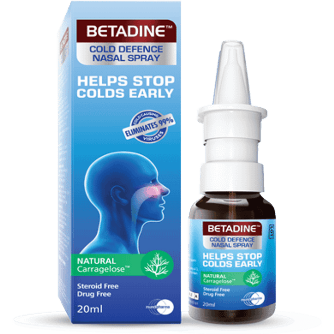Betadine Cold Defence Nasal Spray 20ml