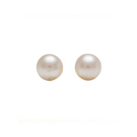 Studex Gold Plated Regular White Pearl Card