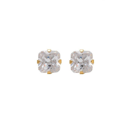 Studex Gold Plated Tiffany 6x6mm Cubic Zirconia Princess Cut - Chemist Warehouse UAE