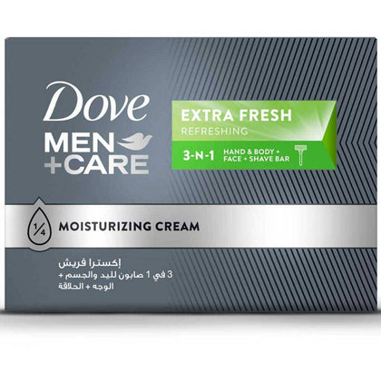 Dove Men + Care Bars Extra Fresh 100g - Chemist Warehouse UAE