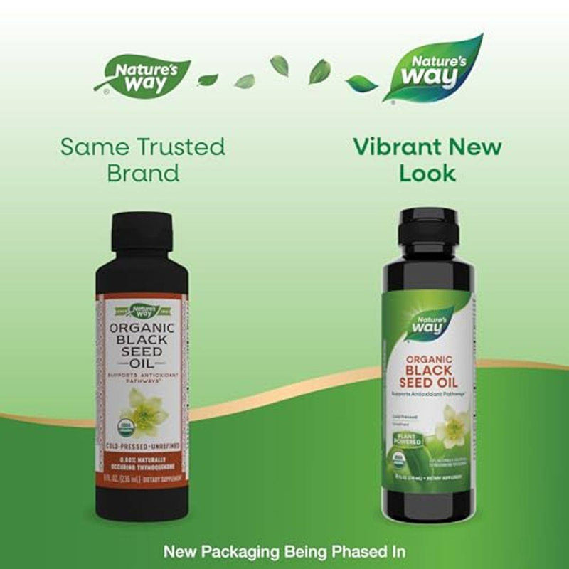 Natures Way Organic Black Seed Oil 236ml