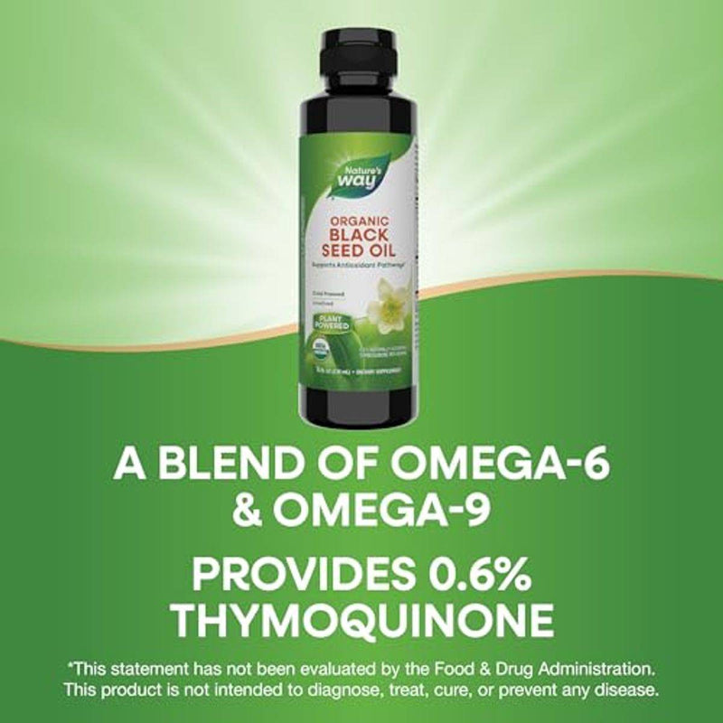 Natures Way Organic Black Seed Oil 236ml