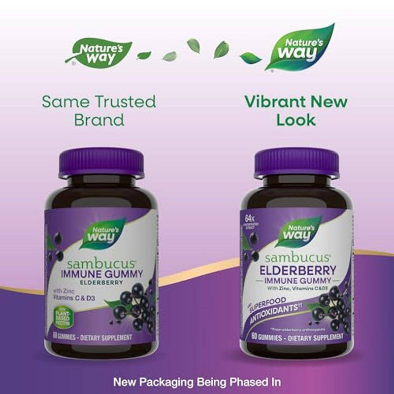 Natures Way Sambucus 60 Gummies