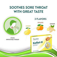 Himalaya Koflet Lozenges Lemon 12 Packs