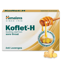 Himalaya Koflet Lozenges Ginger 12 Packs