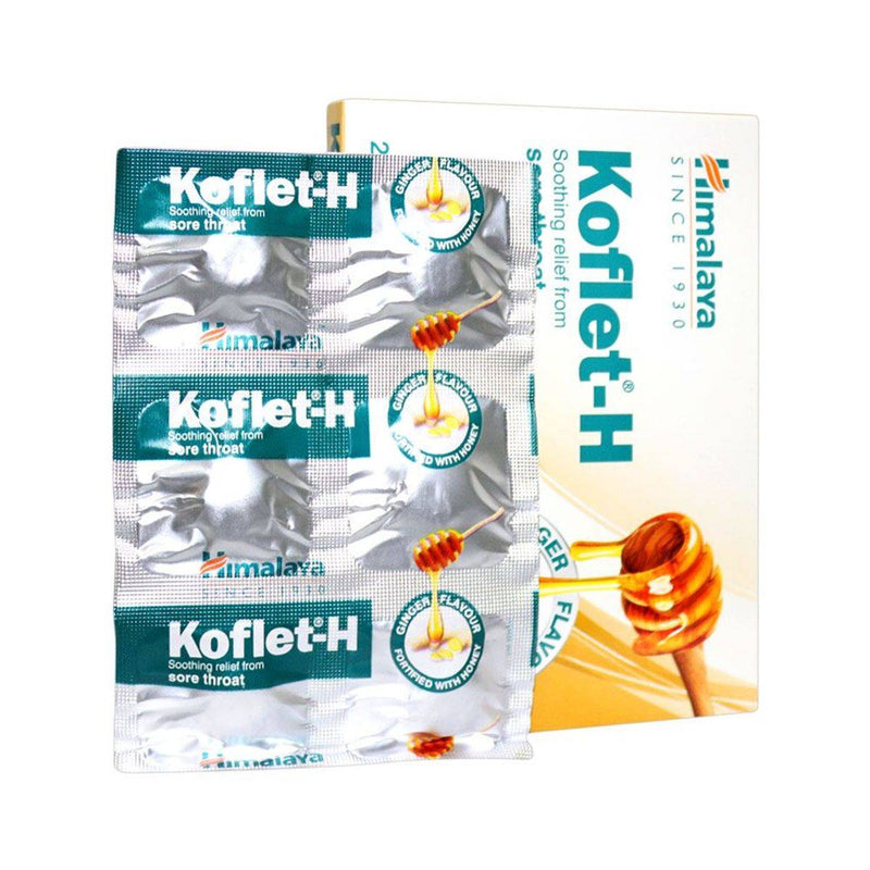 Himalaya Koflet Lozenges Ginger 12 Packs