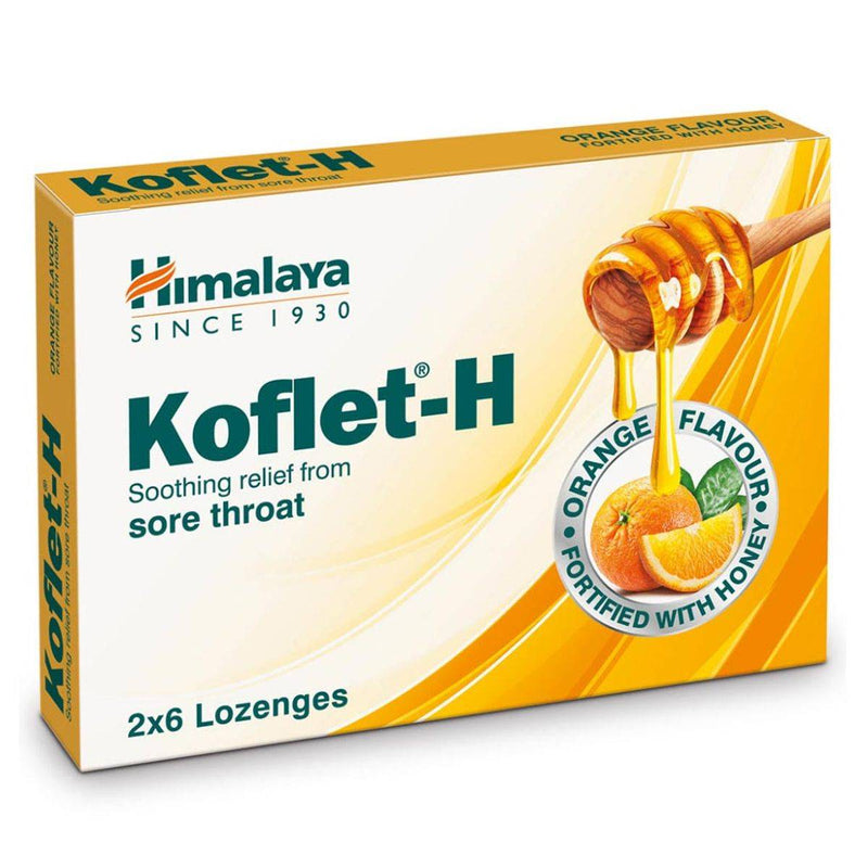 Himalaya Koflet Lozenges Orange 12 Packs