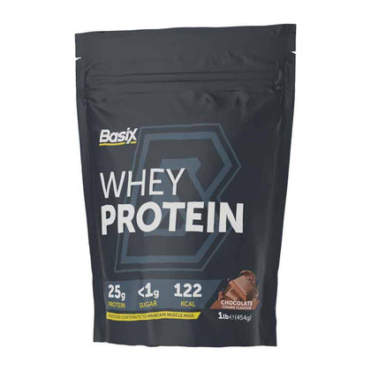 Basix Muscle Whey Protein Choco Chunk 454g - Chemist Warehouse UAE