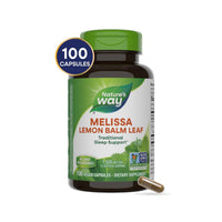 Natures Way Melissa Lemon Balm Leaf 100 VegeCapsules