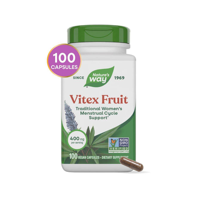 Natures Way Vitex Fruit 100 VegeCapsules