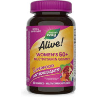 Natures Way Alive! Womens Multivitamin 50+ 60 Gummies