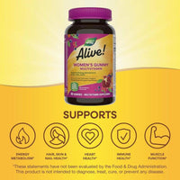 Natures Way Alive! Womens Multivitamin 60 Gummies