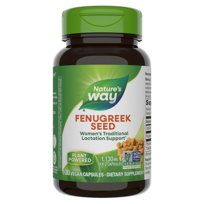 Natures Way Fenugreek Seed 100 VegeCapsules
