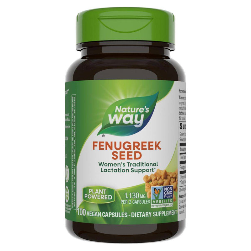 Natures Way Fenugreek Seed 100 VegeCapsules