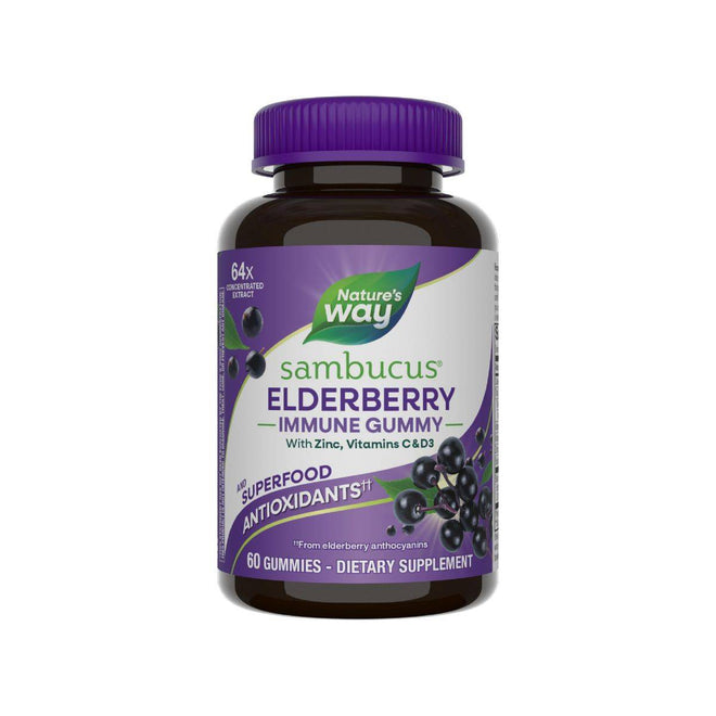 Natures Way Sambucus 60 Gummies