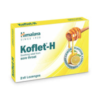 Himalaya Koflet Lozenges Lemon 12 Packs