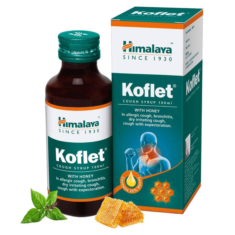Himalaya Koflet Cough Syrup with Honey 100ml