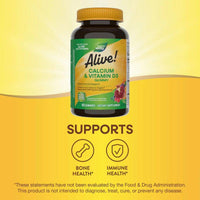 Natures Way Alive! Calcium + D3 60 Gummies