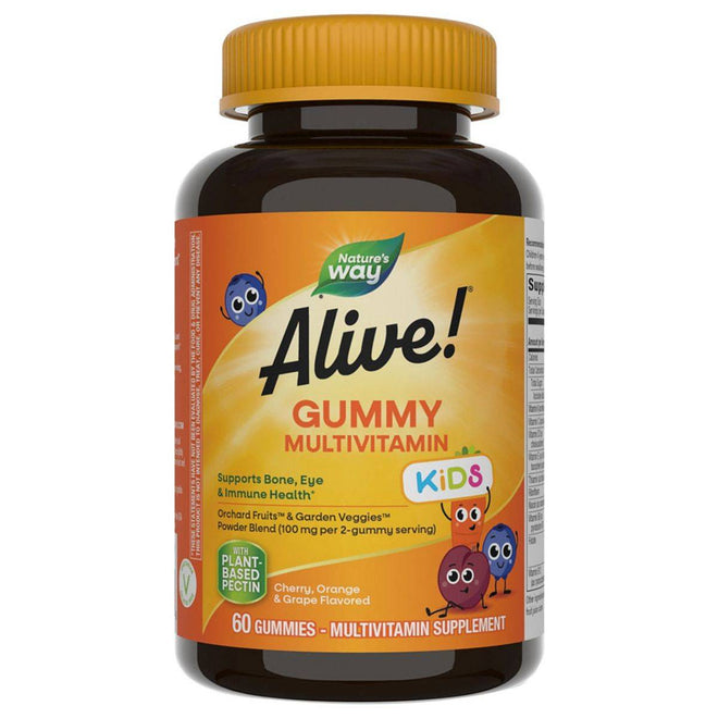 Natures Way Alive! Kids 60 Gummies
