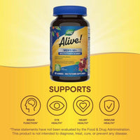 Natures Way Alive! Mens Multivitamin 50+ 60 Gummies