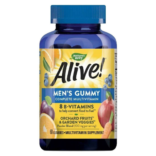 Natures Way Alive! Mens Multivitamin 60 Gummies