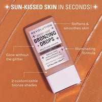 Revolution Makeup Bright Light Bronzing Drops Bronze Scorched 23ml