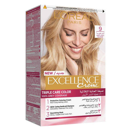 Loreal Paris Excellence 9.0 Very Light Blonde - Chemist Warehouse UAE