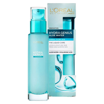 Loreal Paris Hydra Genius Aloe Water Liquid Moisturiser Normal/Dry Skin 70ml - Chemist Warehouse UAE
