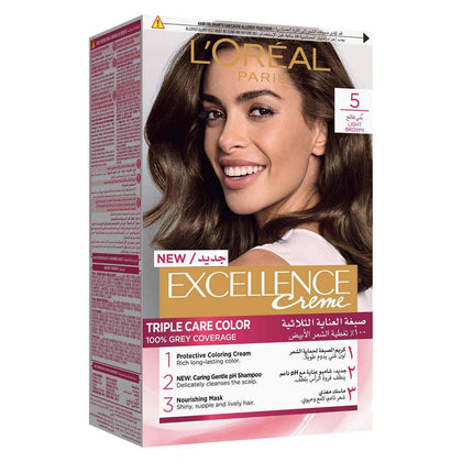 Loreal Paris Excellence 5.0 Light Brown - Chemist Warehouse UAE