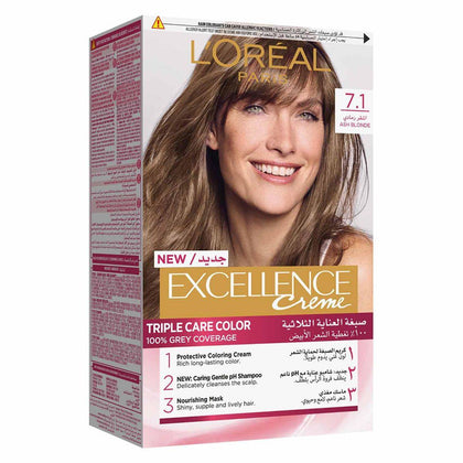 Loreal Paris Excellence 7.1 Ash Blonde - Chemist Warehouse UAE