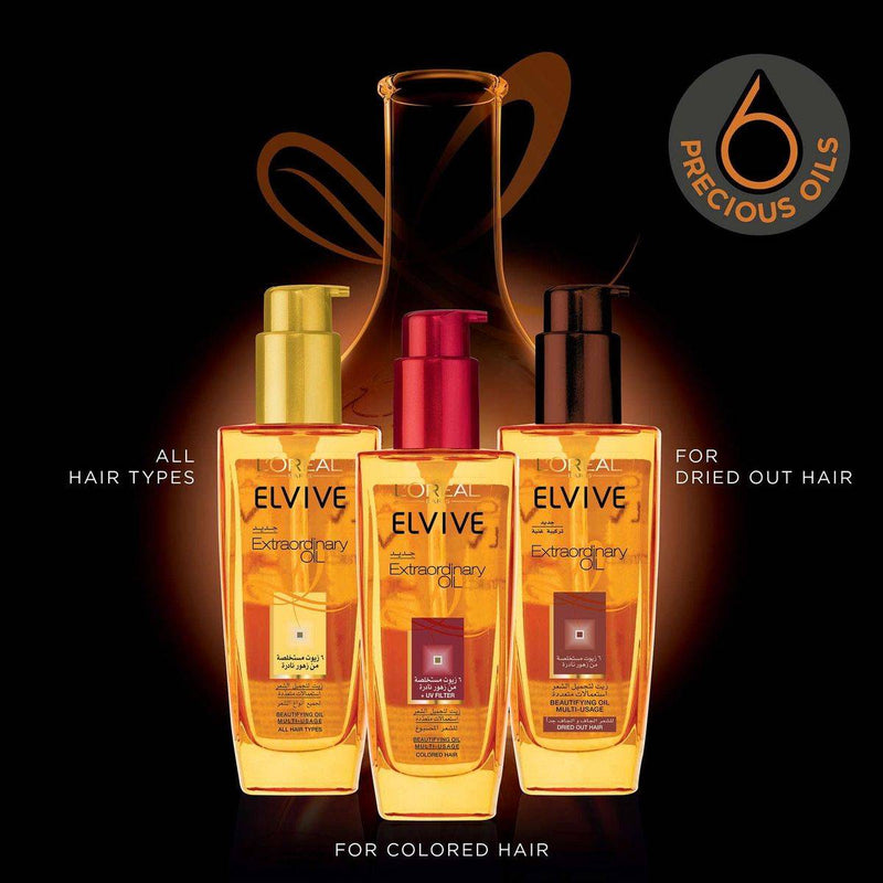 Loreal Paris Elvive Extraordinary Oil Colored Hair Glass Serum 100ml