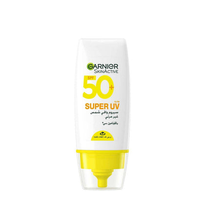 Garnier SkinActive Super UV Invisible Serum Sunscreen SPF 50+ 30ml - Chemist Warehouse UAE